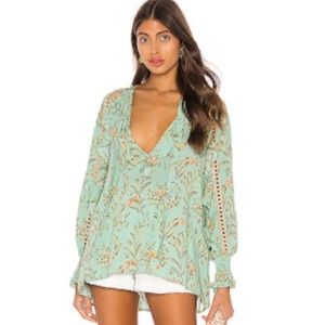 Spell Maisie Blouse Vintage Turquoise